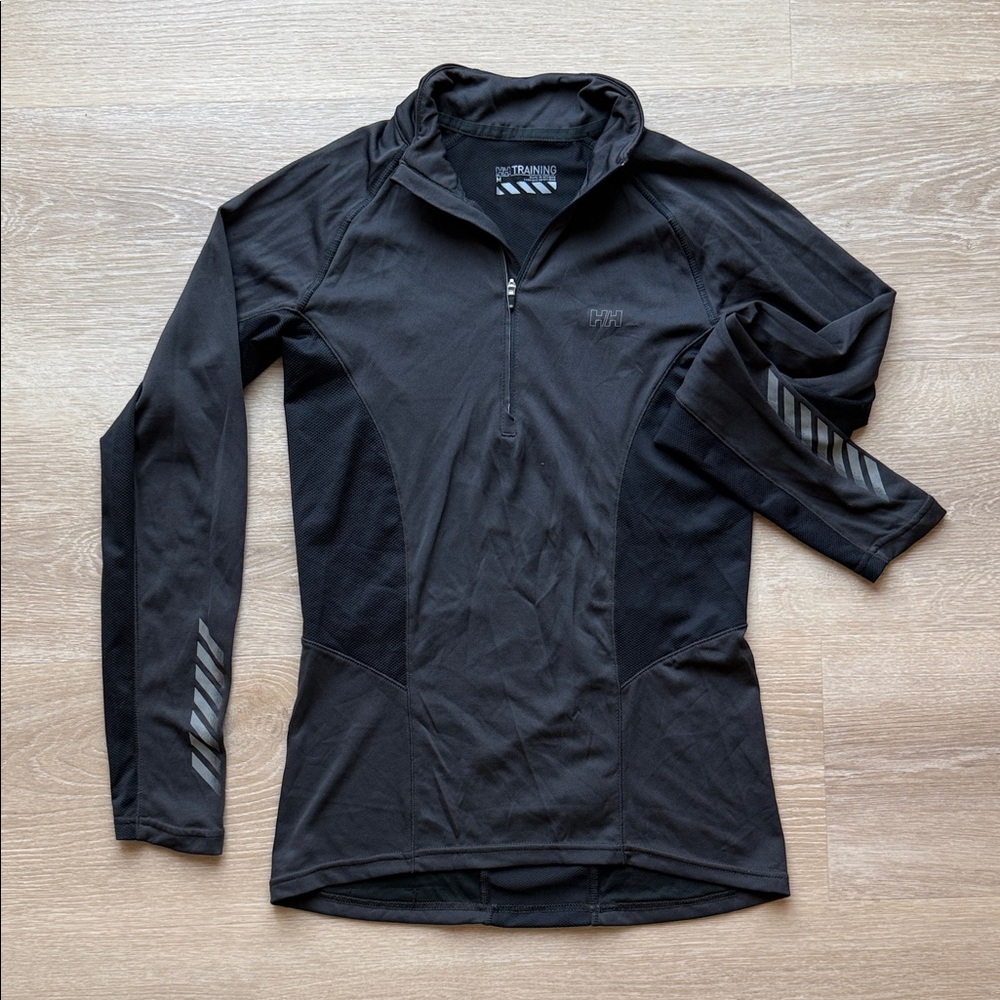 Helly Hanson Black Quarter-Zip Athletic Top